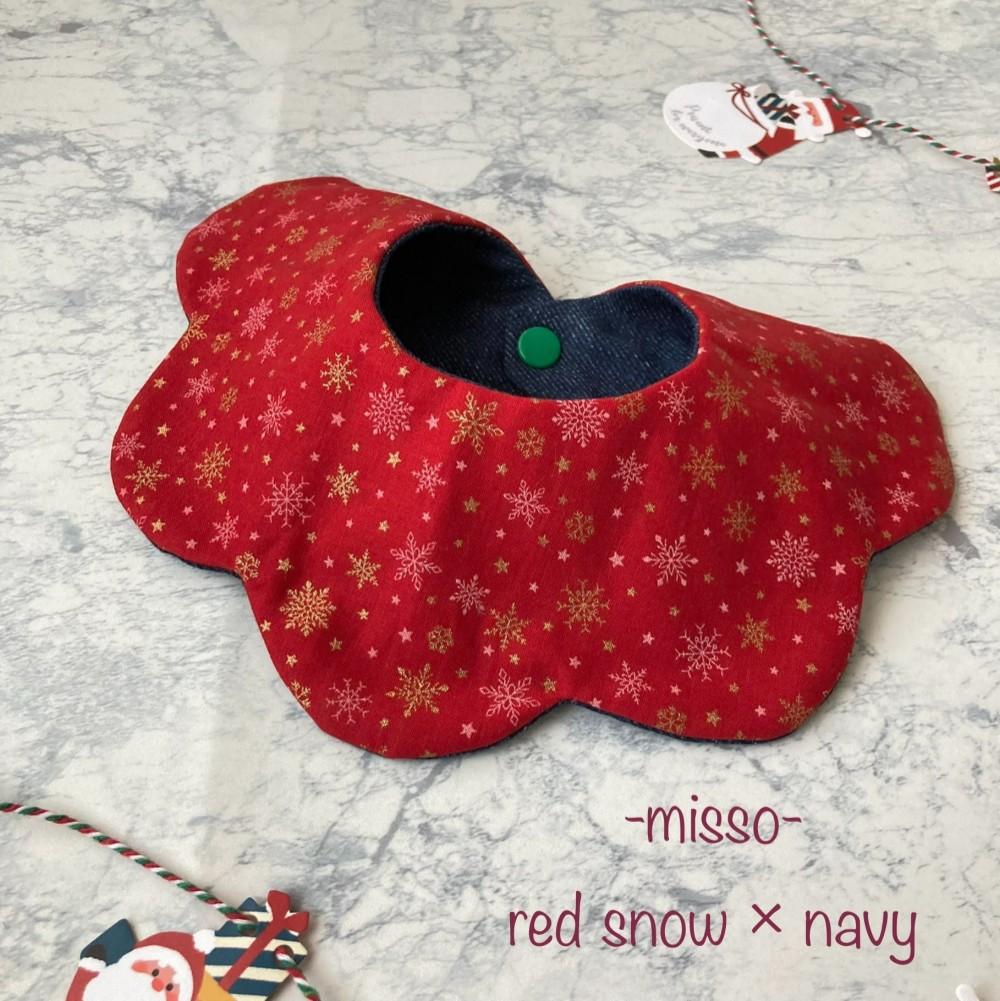 もくもくスタイ?クリスマス　red snow × navy1枚目の画像