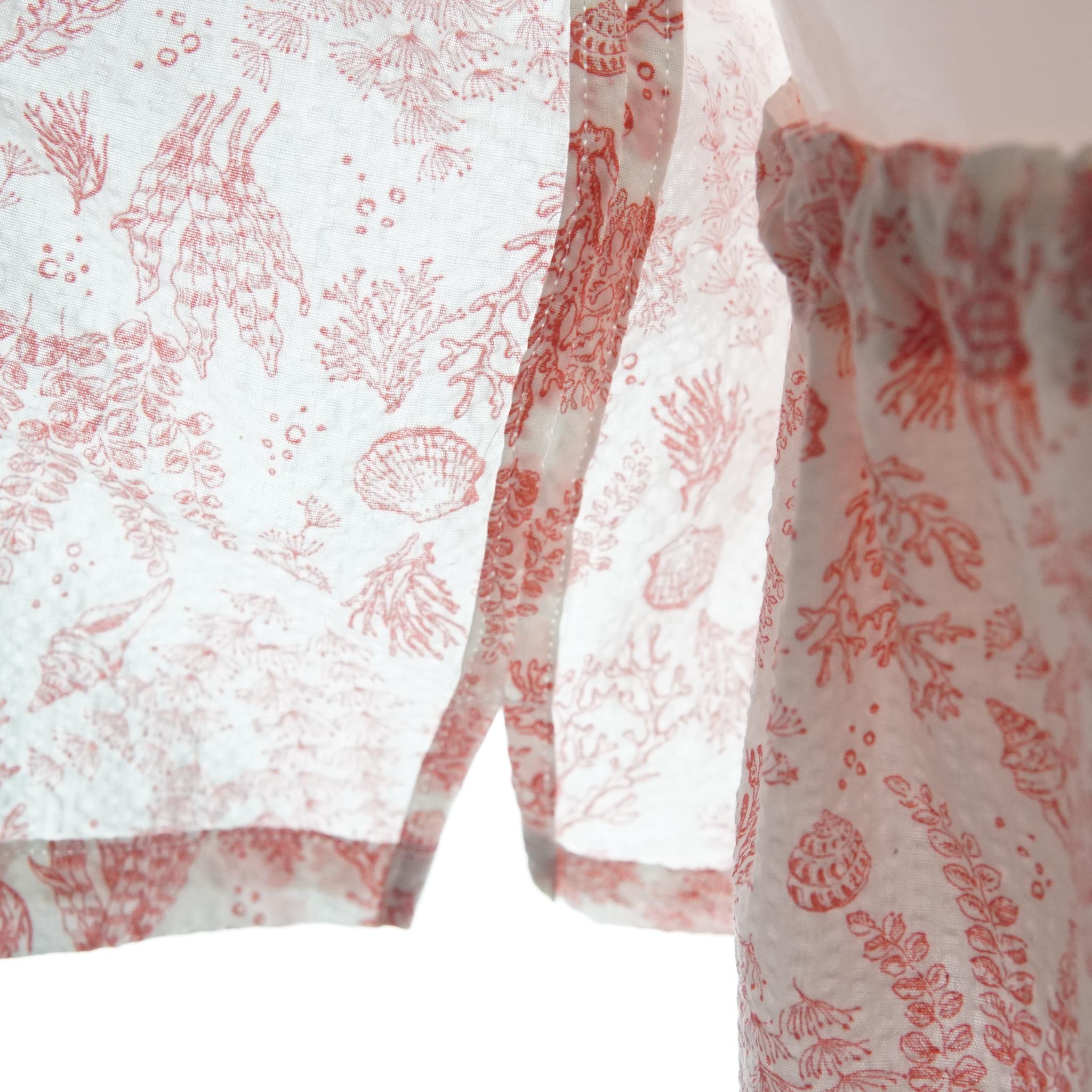 暑い夏でもさらりと気持ちいいリップル素材のこだわりベビー甚平〇シェル・ピンク | 8枚目