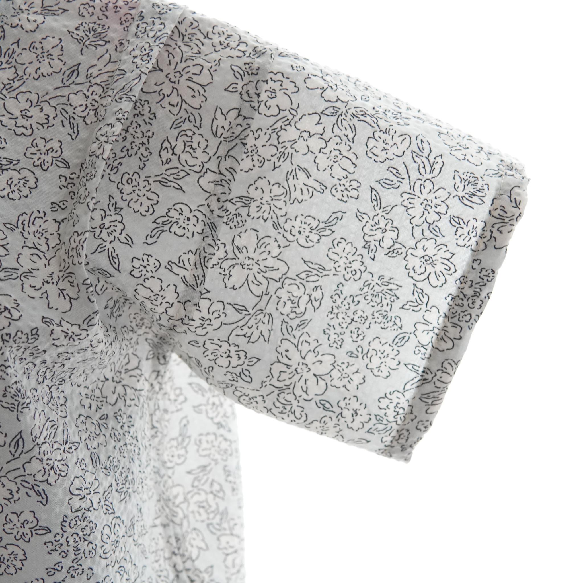 暑い夏でもさらりと気持ちいいリップル素材のこだわりベビー甚平〇花・ミズイロ | 5枚目