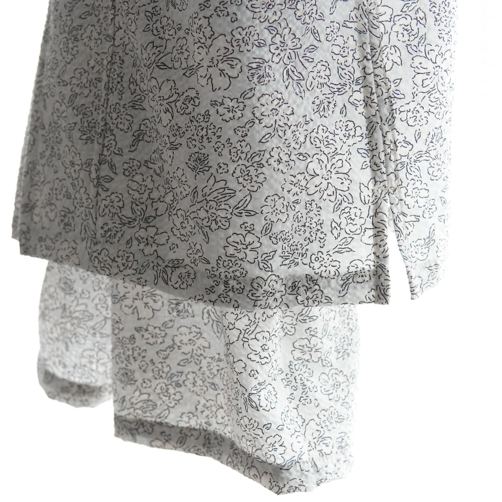 暑い夏でもさらりと気持ちいいリップル素材のこだわりベビー甚平〇花・ミズイロ | 7枚目